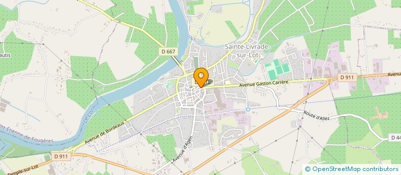 localisation de l'entreprise MADAME ISALINE SOLDAN  SAINTE-LIVRADE-SUR-LOT