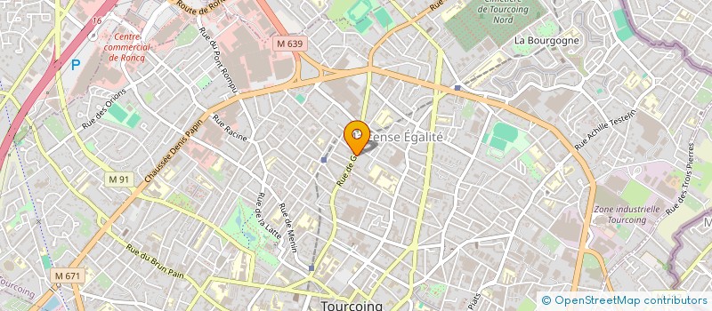 localisation de l'entreprise MADAME ISALINE VALCQ  TOURCOING