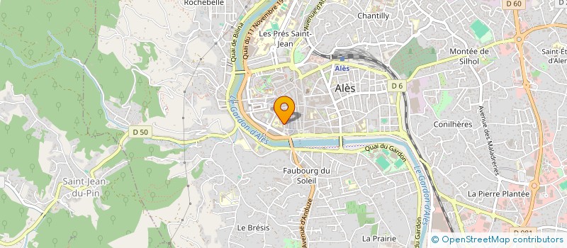 localisation de l'entreprise MADAME ISALYNE ASTIER à ALES