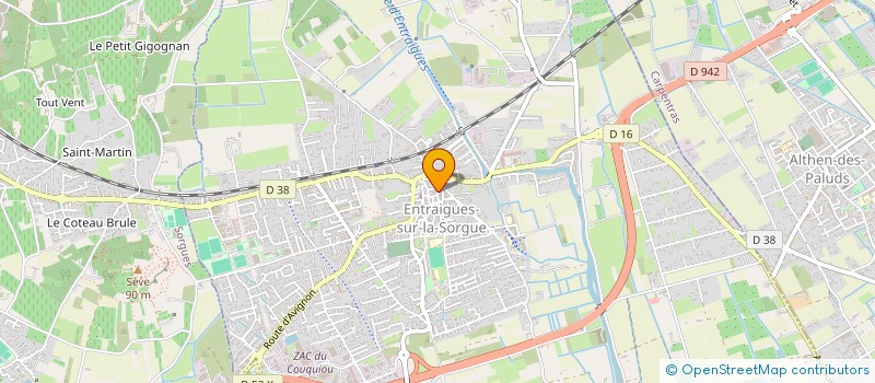 localisation de l'entreprise MADAME ISALYS CARUANA  ENTRAIGUES-SUR-LA-SORGUE