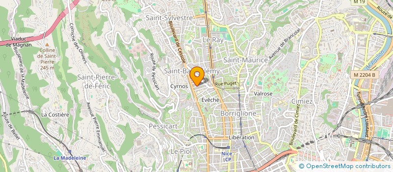 localisation de l'entreprise MADAME ISANE BATOCCHI  NICE