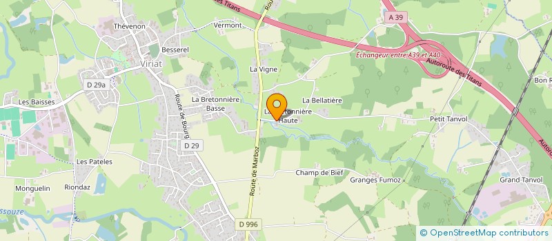 localisation de l'entreprise MADAME ISATIS BOYER  VIRIAT