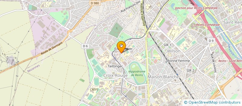 localisation de l'entreprise MADAME ISATOU BADJIE  REIMS