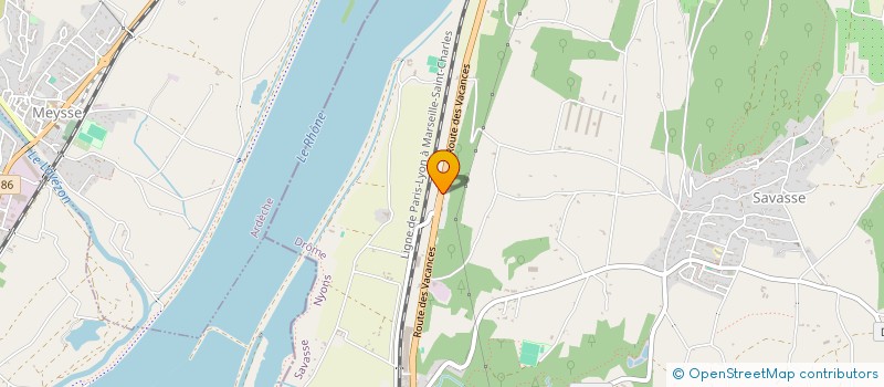 localisation de l'entreprise MADAME ISAURA DELORME  SAVASSE