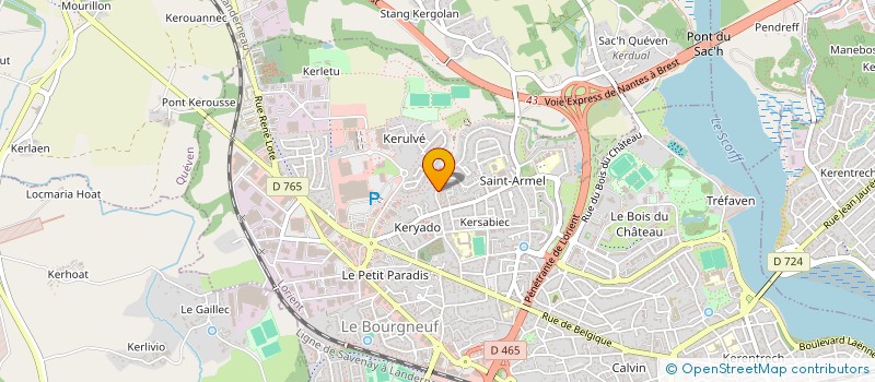 localisation de l'entreprise MADAME ISAURA FERNANDES à LORIENT