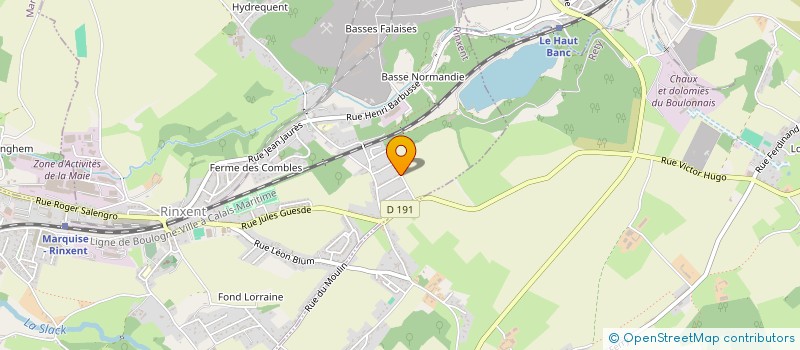 localisation de l'entreprise MADAME ISAURA QUANDALLE  RINXENT