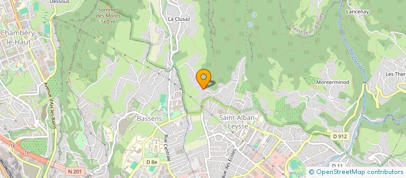 localisation de l'entreprise MADAME ISAURE BERTICAT  SAINT-ALBAN-LEYSSE