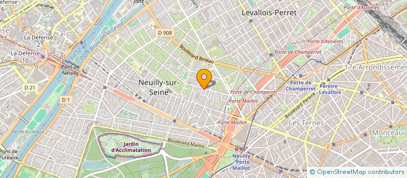 localisation de l'entreprise MADAME ISAURE CHABANNES à NEUILLY-SUR-SEINE
