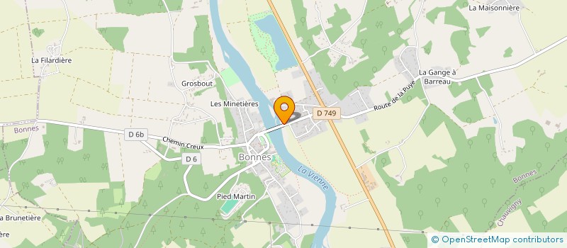 localisation de l'entreprise MADAME ISAURE KOHLER  BONNES