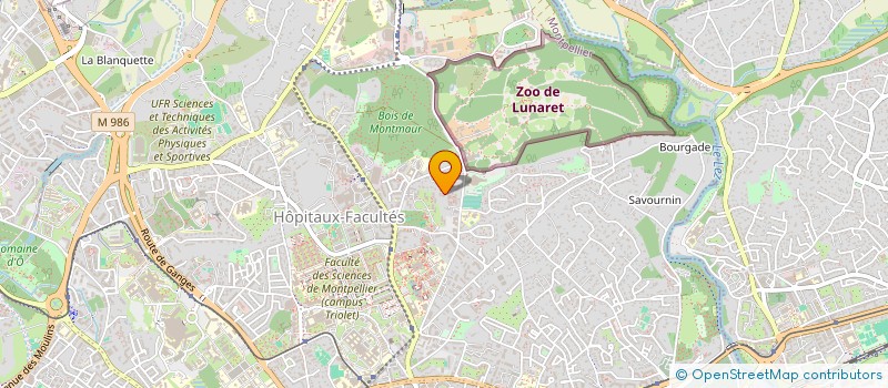 localisation de l'entreprise MADAME ISAURE MARCOUX à MONTPELLIER