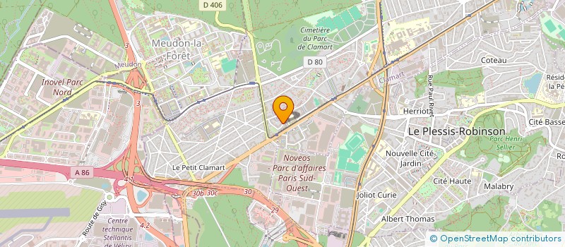 localisation de l'entreprise MADAME ISAURE PERRIN à CLAMART