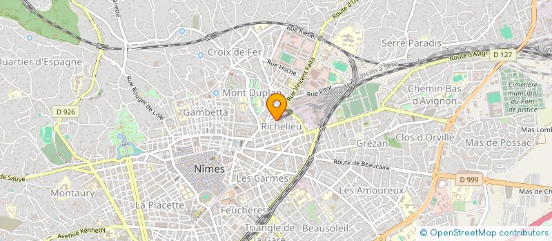 localisation de l'entreprise MADAME ISEE DOUAY à NIMES