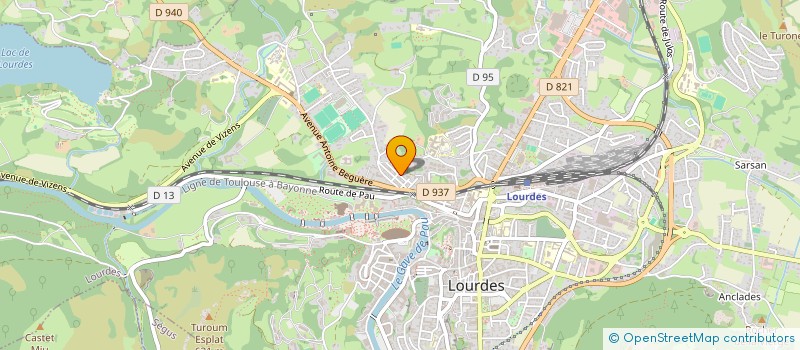 localisation de l'entreprise MADAME ISEE DOUCET  LOURDES