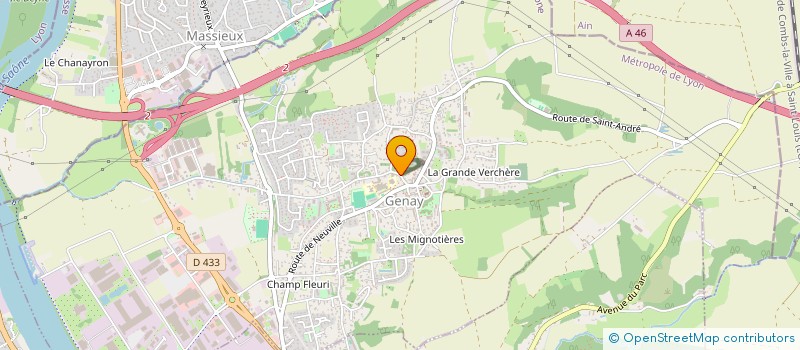 localisation de l'entreprise MADAME ISELINE GOIFFON  GENAY