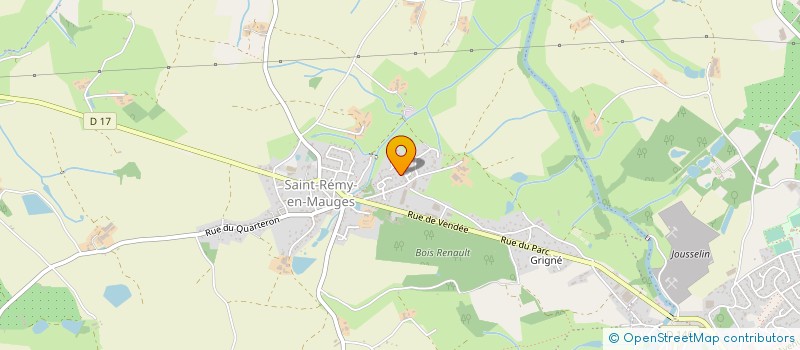 localisation de l'entreprise MADAME ISELINE LUBINEAU à MAUGES-SUR-LOIRE