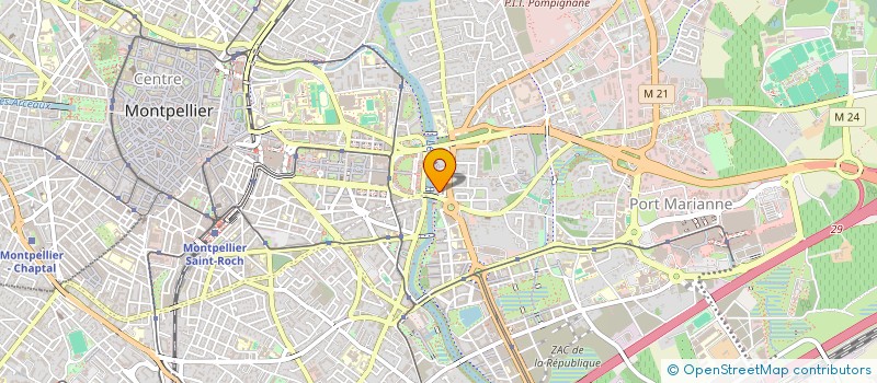 localisation de l'entreprise MADAME ISELYNE PEREZ à MONTPELLIER