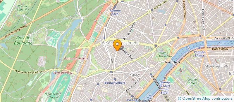 localisation de l'entreprise MADAME ISEULT BOLLORE  PARIS