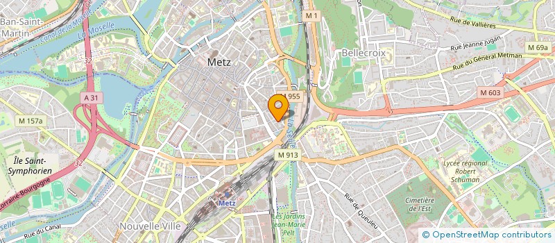 localisation de l'entreprise MADAME ISEULT CLAUZIER  METZ