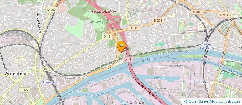 localisation de l'entreprise MADAME ISEULT EL AMRI  ARGENTEUIL