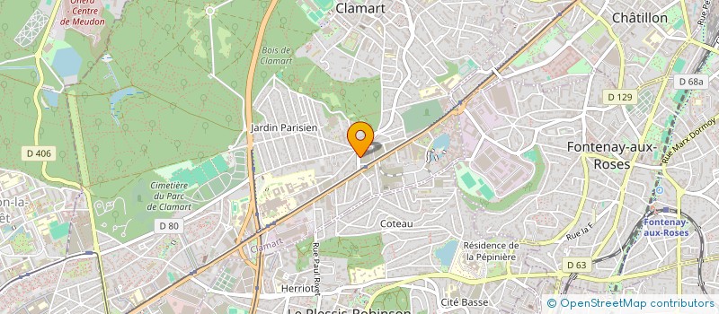 localisation de l'entreprise MADAME ISEULT LE BARS à CLAMART