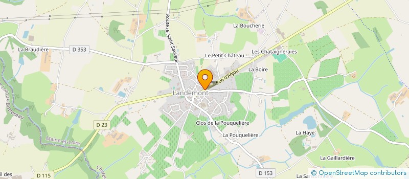 localisation de l'entreprise MADAME ISEULT POUPARD  BEAUPREAU-EN-MAUGES