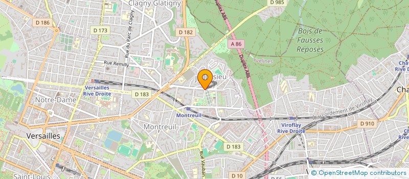localisation de l'entreprise MADAME ISHADI KALUWADEVAGE à VERSAILLES