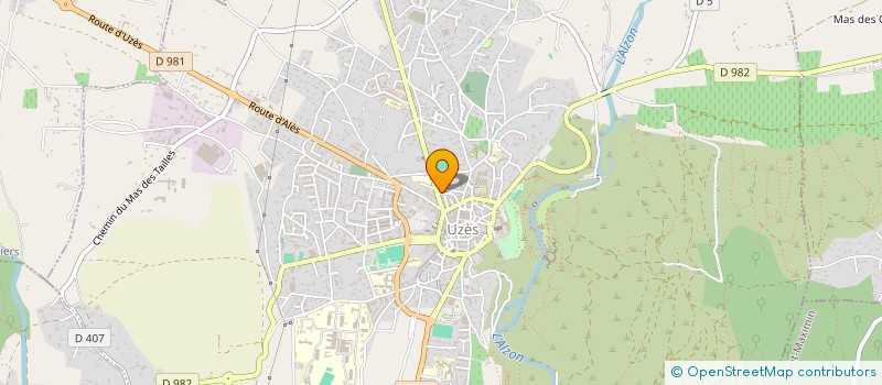 localisation de l'entreprise MADAME ISHAK MEHDI  UZES