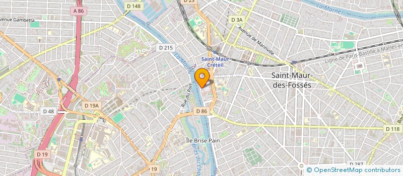 localisation de l'entreprise MADAME ISIA VERDEAUX  SAINT-MAUR-DES-FOSSES