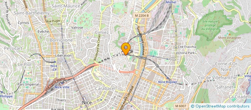 localisation de l'entreprise MADAME ISIDA QORDJA à NICE
