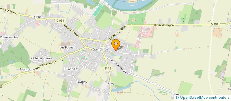 localisation de l'entreprise MADAME ISIL ASLAN à SANDILLON