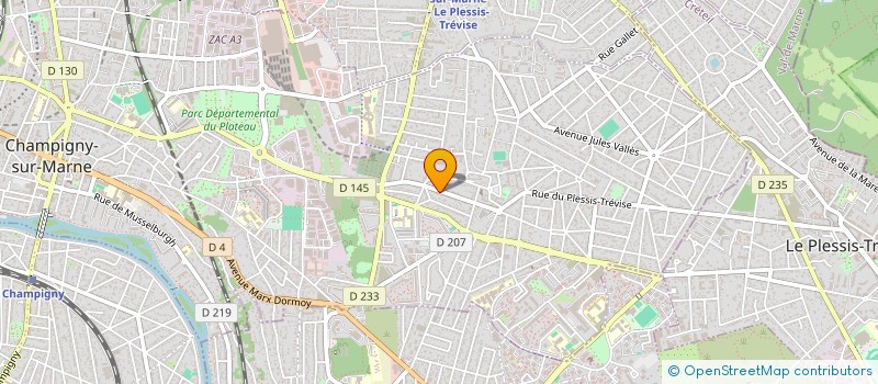 localisation de l'entreprise MADAME ISILDA DE AMORIN à CHAMPIGNY-SUR-MARNE