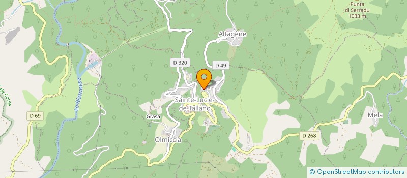 localisation de l'entreprise MADAME ISILDA MARIA DA ROCHA RIBEIRO à SAINTE-LUCIE-DE-TALLANO