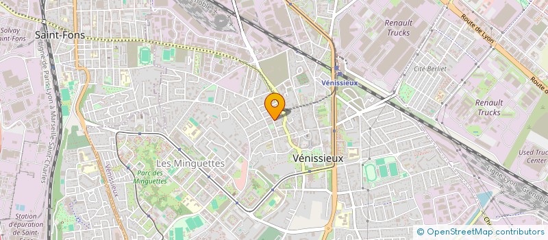 localisation de l'entreprise MADAME ISILDA TOMAKIAU  VENISSIEUX