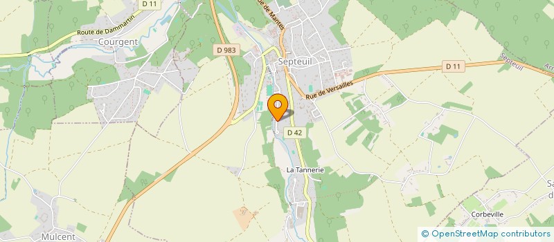 localisation de l'entreprise MADAME ISIS ADJAMGBA  SEPTEUIL