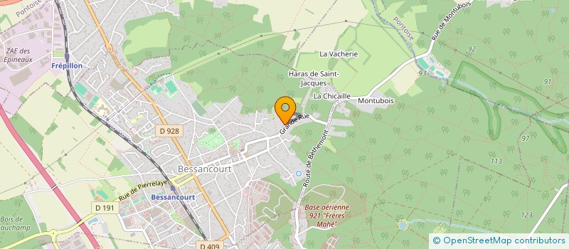 localisation de l'entreprise MADAME ISIS DOMERGUE à BESSANCOURT