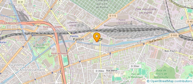 localisation de l'entreprise MADAME ISIS MOENNE-LOCCOZ à PANTIN