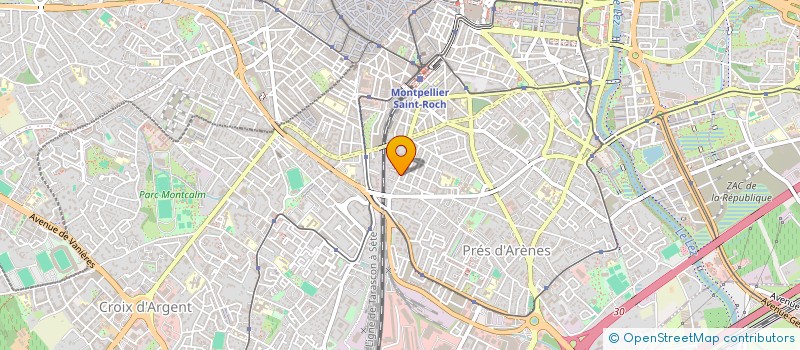 localisation de l'entreprise MADAME ISIS ORCEL  MONTPELLIER