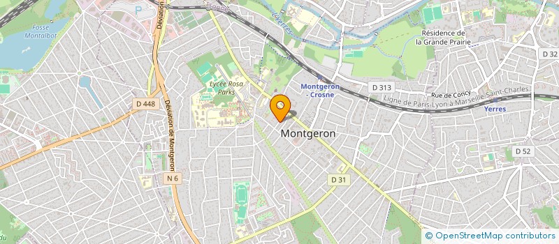 localisation de l'entreprise MADAME ISIS PLANTIER à MONTGERON