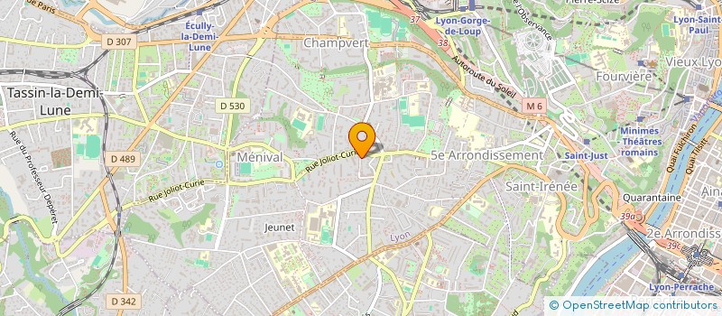 localisation de l'entreprise MADAME ISIS SOFIA KELTOUM SLIMANI  LYON