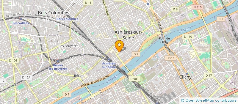 localisation de l'entreprise MADAME ISIS UEDA PEREGRINA à ASNIERES-SUR-SEINE