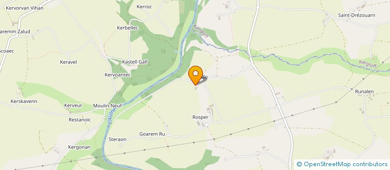 localisation de l'entreprise MADAME ISIS VEILLY  CLEDEN-POHER