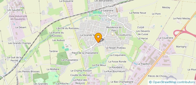 localisation de l'entreprise MADAME ISLA MONTREUIL  NOTRE-DAME-D'OE