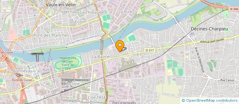 localisation de l'entreprise MADAME ISLAME BOUGHANEMI  DECINES-CHARPIEU