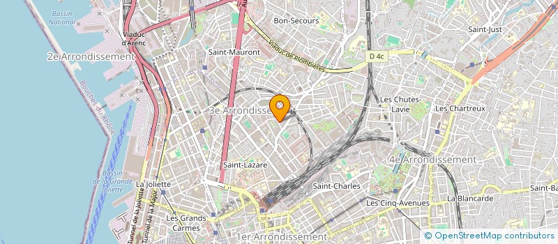 localisation de l'entreprise MADAME ISLAME LOUAGUEF à MARSEILLE