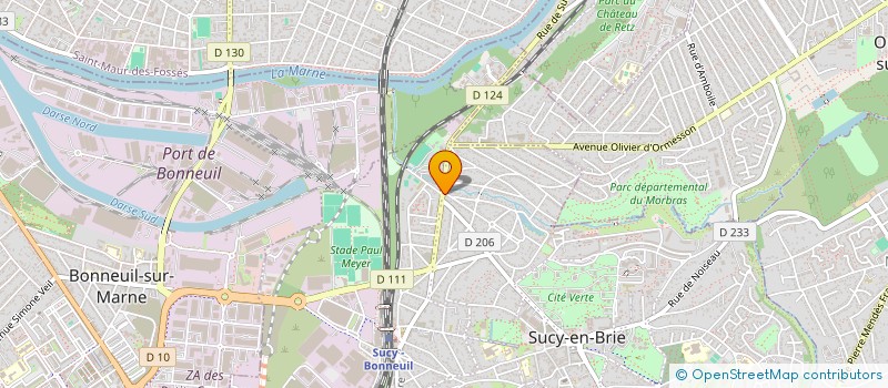 localisation de l'entreprise MADAME ISLANDA SALIHAJ  SUCY-EN-BRIE