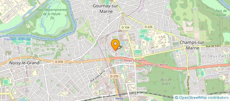 localisation de l'entreprise MADAME ISLANDE JOSEPH  CHELLES