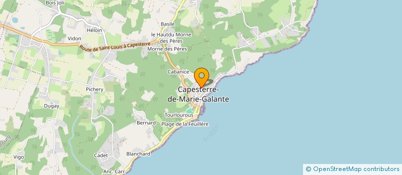 localisation de l'entreprise MADAME ISLANDE SANON à CAPESTERRE-DE-MARIE-GALANTE