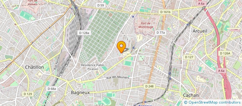localisation de l'entreprise MADAME ISLEM GHERRI à BAGNEUX