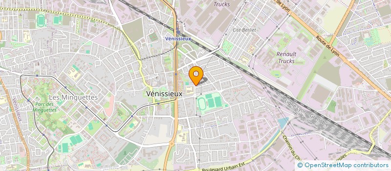 localisation de l'entreprise MADAME ISLEM HANACHI  VENISSIEUX