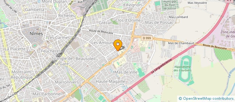 localisation de l'entreprise MADAME ISMA BENMESSAOUD  NIMES